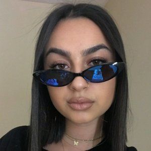 New Cat Eye Black Small Mirror Lens Sunglasses UV PROTECTION.